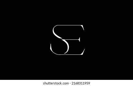 Se Es Abstract Letters Logo Monogram Stock Vector (Royalty Free ...