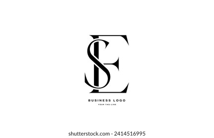 SE, ES, SE, Abstract Letters Logo Monogram