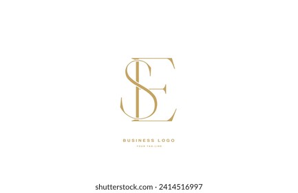 SE, ES, SE, Abstract Letters Logo Monogram