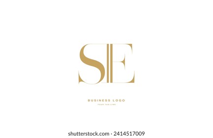 SE, ES, SE, Abstract Letters Logo Monogram