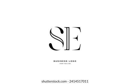 SE, ES, SE, Abstract Letters Logo Monogram