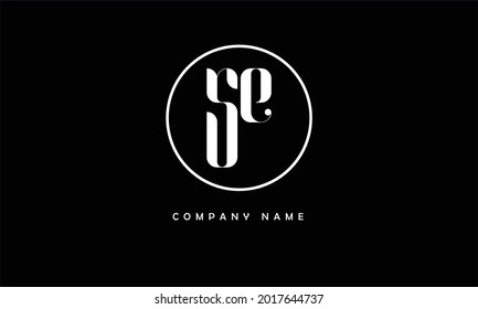 SE, ES Alphabets Letters Logo Monogram