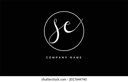 SE, ES Alphabets Letters Logo Monogram