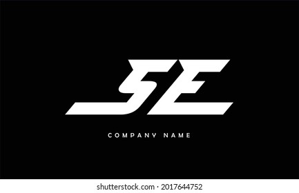 SE, ES Alphabets Letters Logo Monogram