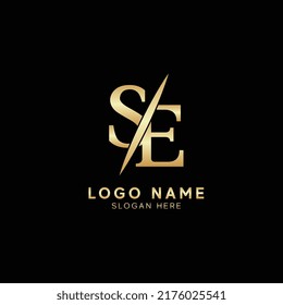 SE, ES Alphabets Letters Logo Monogram