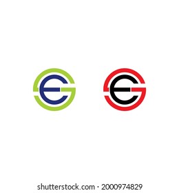 SE or ES Letters Logo Vector 001