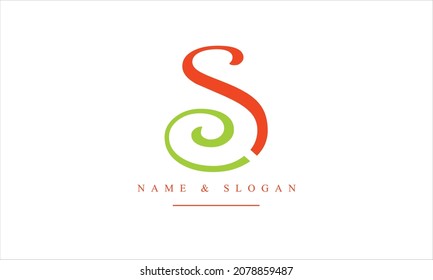 SE, ES, S, E abstract letters logo monogram