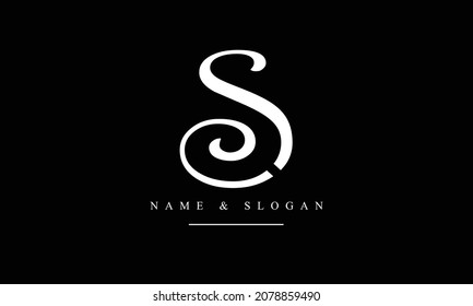 SE, ES, S, E abstract letters logo monogram