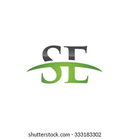 SE initial company green swoosh logo