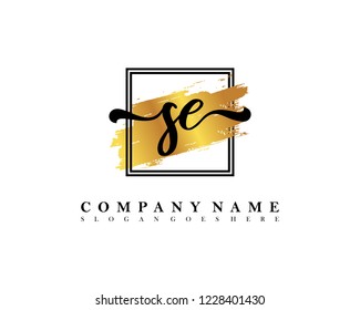 SE Initial handwriting logo concept