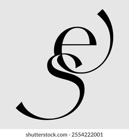 se Initial Letter Logo Symbol