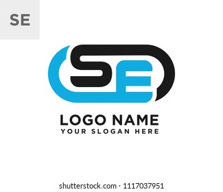 SE initial logo template vexctor