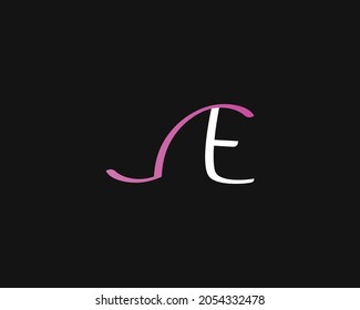 SE Letter Abstract Logo Monogram