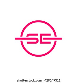 SE letter logo.