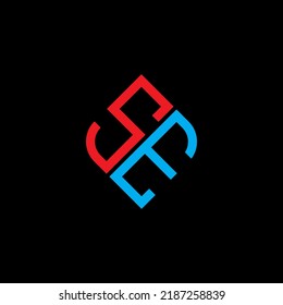 SE letter logo creative design with vector graphic