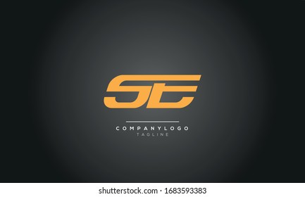 SE Letter Logo Design Template Vector