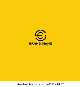 SE Letter Logo Design Template Vector