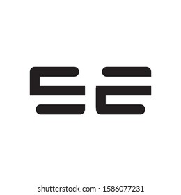 SE letter logo template vector icon design