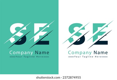 SE Letter Logo Vector Design Template Elements