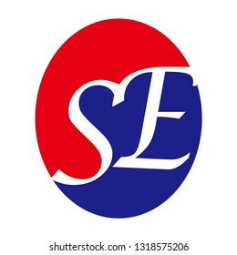 SE LETTER VECTOR LOGO