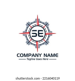 se letters, sample company logo, a simple vektordesign