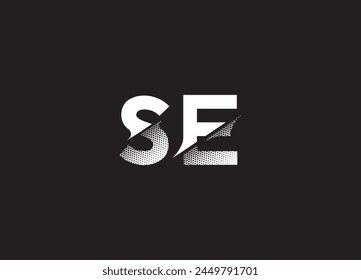 SE Logo Design Creative and Modern Logo Design