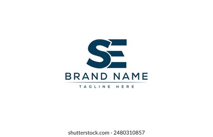 SE logo Design Template Vector Graphic Branding Element