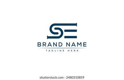 SE logo Design Template Vector Graphic Branding Element