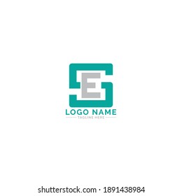 SE logo design vector template