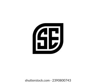 SE logo design vector template