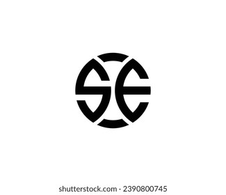 SE logo design vector template