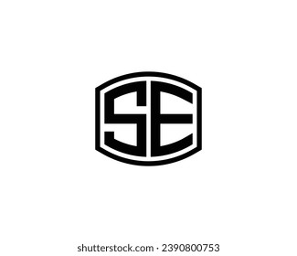 SE logo design vector template