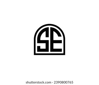 SE logo design vector template