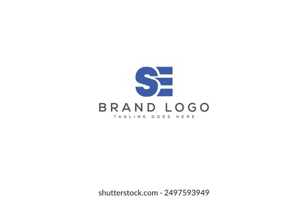 SE logo design vector template design for brand