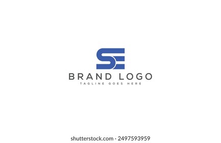 SE logo design vector template design for brand