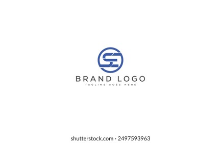 SE logo design vector template design for brand