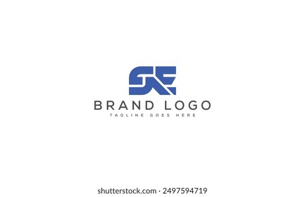 SE logo design vector template design for brand