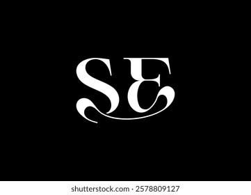 SE logo desing and monogram logo
