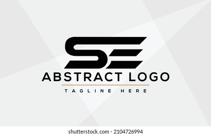 SE Logo. Letter Design Vector.