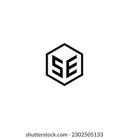 SE Logo for luxury branding. Elegant and stylish design for your company.					