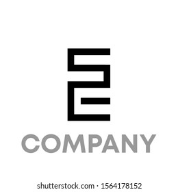 se logo vector design template sign