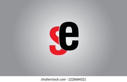 SE, S, E, Letter Logo Design 