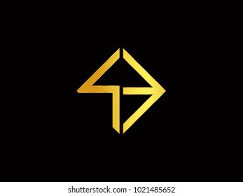 SE square shape Gold color logo