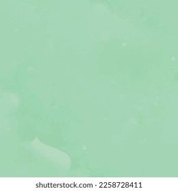 Sea Abstract Background. Sea Subtle Vector Painting. Blue Watercolor Ocean. Green Pastel Pattern. Soft Watercolor Background. Green Ocean Background. Water Seamless Gradient Canvas. Water Art Paint.