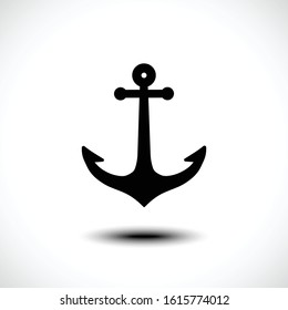 Sea anchor icon. Vector illustration
