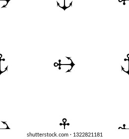 Sea anchor .Seamless pattern.Good for print, textile, fabrics, wallpaper, decoration.