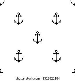 Sea anchor .Seamless pattern.Good for print, textile, fabrics, wallpaper, decoration.