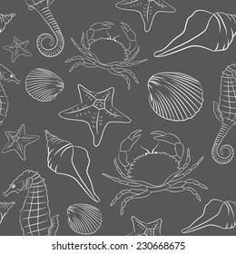 Sea Animal Art Pattern 