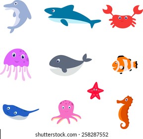 Sea animal cartoon