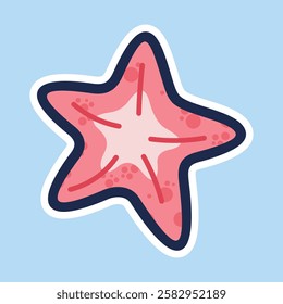 Sea Animal in cute colorful design for kids and education
